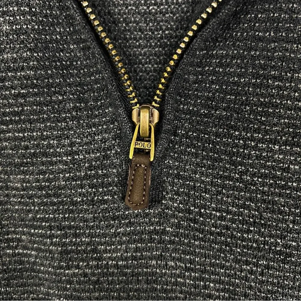 Polo Ralph Lauren Merino Wool Quarter Zip Sweater M